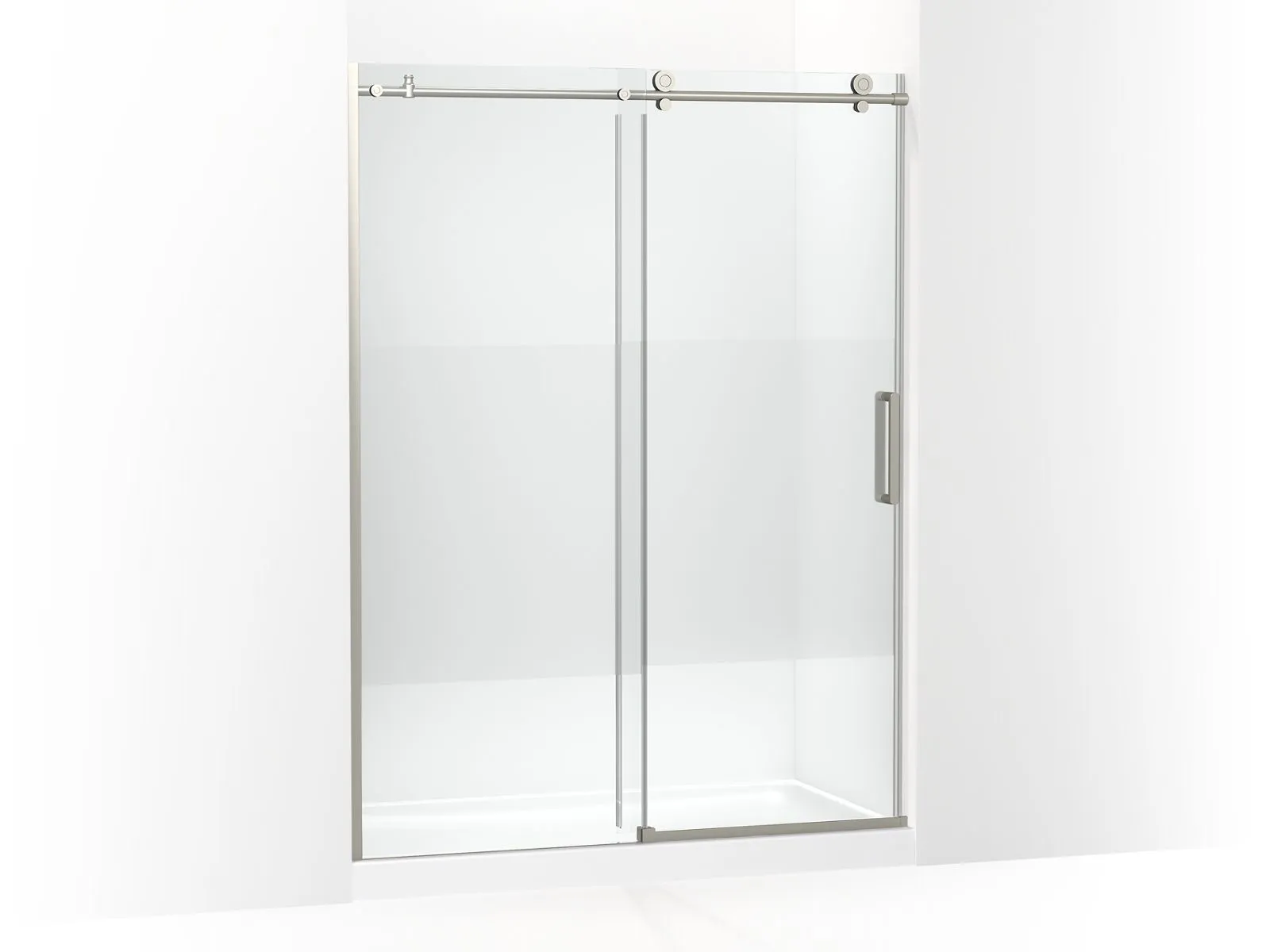 KOHLER K-701696-G81 Composed 78" sliding shower door with 3/8"-thick glass