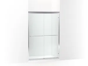 KOHLER K-702208-6G54 Fluence 44-5/8 - 47-5/8" W x 70-9/32" H sliding shower door with 1/4" thick Falling Lines glass