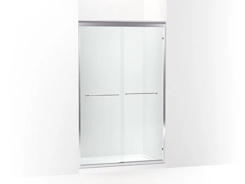 KOHLER K-702215-6L Fluence 44-1/2" - 47-1/2" W x 75-23/32" H sliding shower door with 1/4" thick Crystal Clear glass