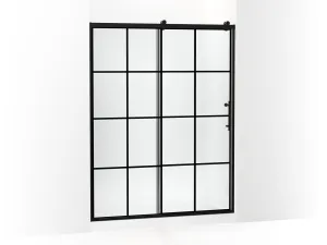KOHLER K-702256-10G80 Rely 77" H sliding shower door with 3/8"-thick glass
