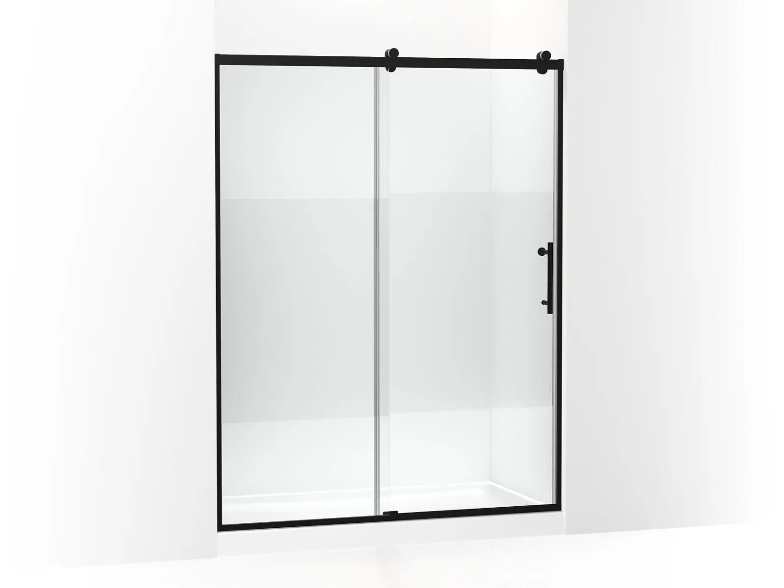 KOHLER K-702256-10G81 Rely 77" H sliding shower door with 3/8"-thick glass