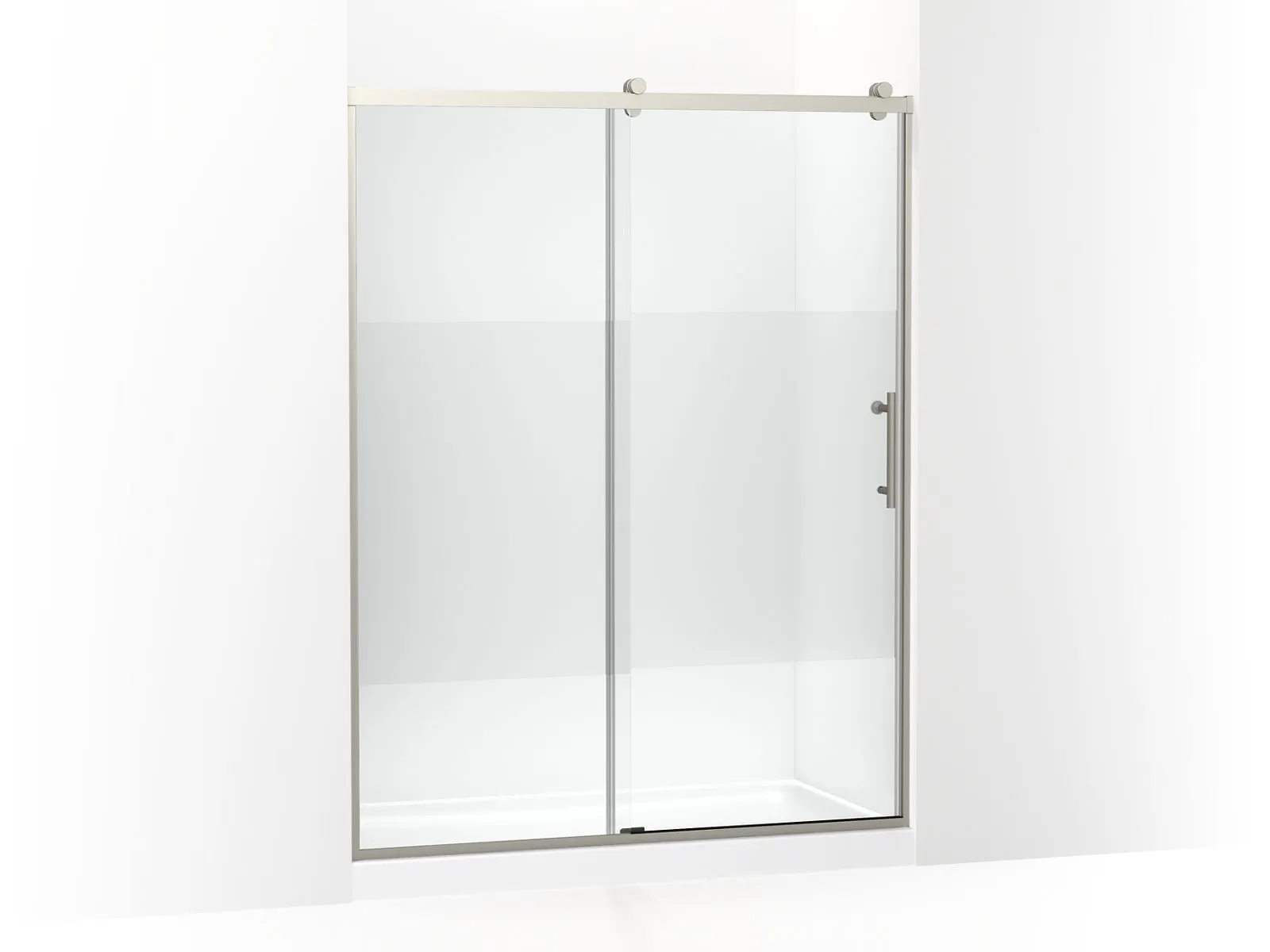 KOHLER K-702256-10G81 Rely 77" H sliding shower door with 3/8"-thick glass