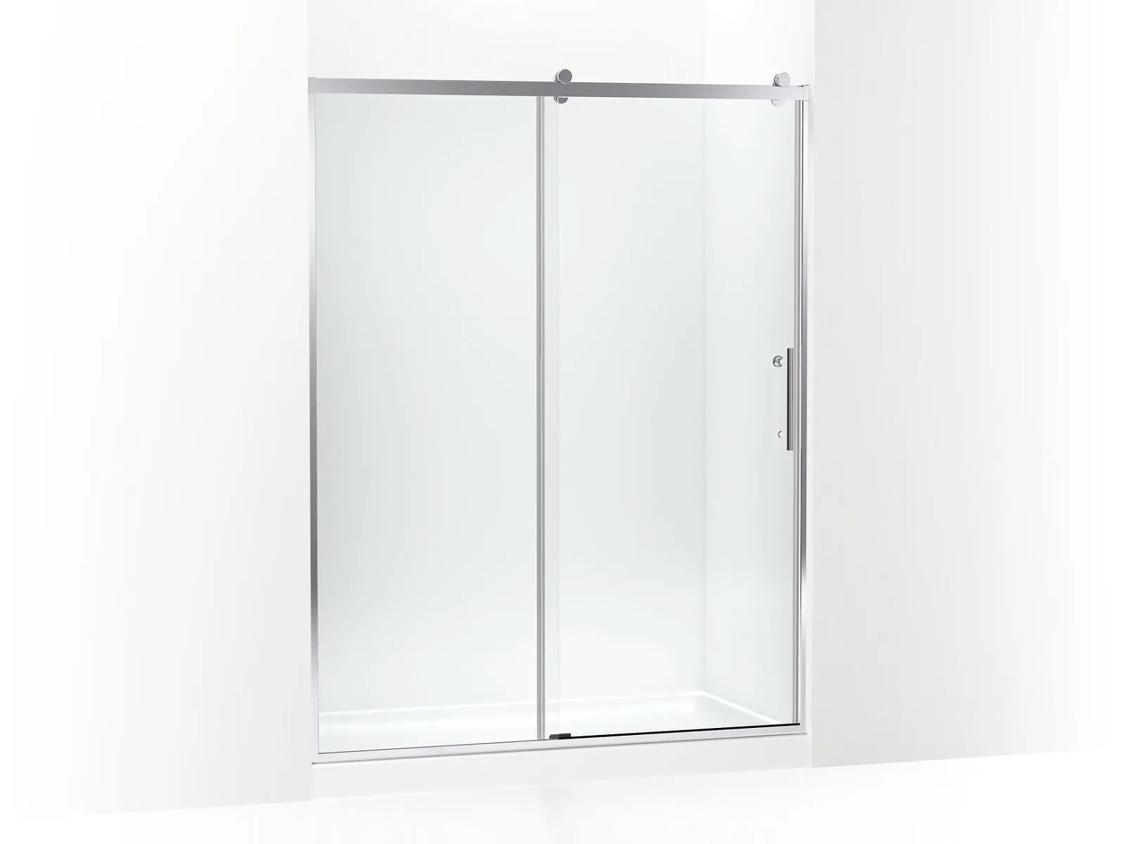KOHLER K-702256-10L Rely 77" H sliding shower door with 3/8"-thick glass