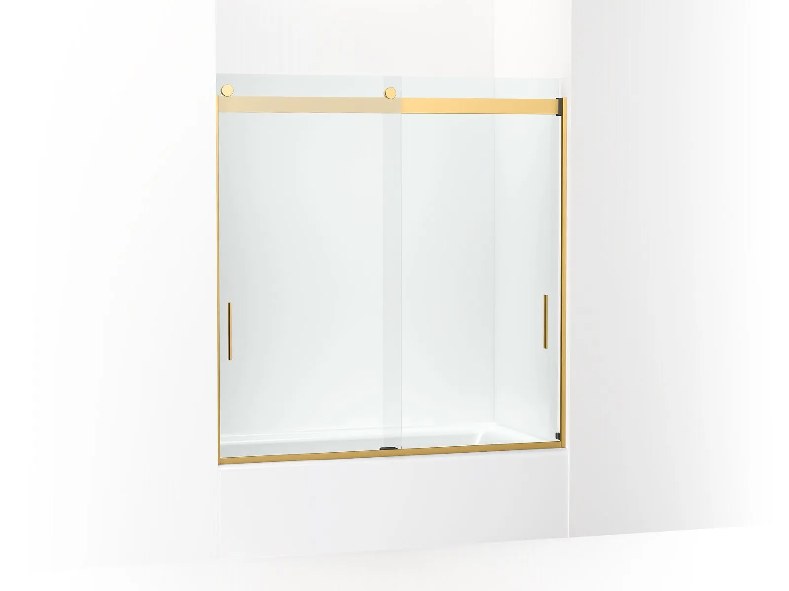 KOHLER K-706000-L Levity 62" H sliding bath door with 1/4"-thick glass