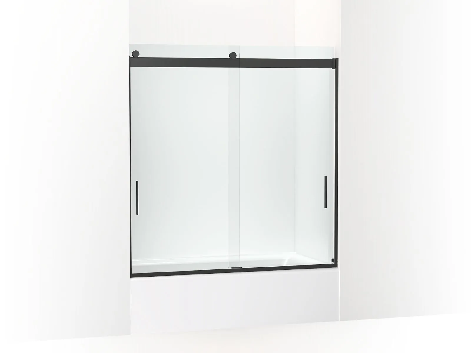 KOHLER K-706000-L Levity 62" H sliding bath door with 1/4"-thick glass