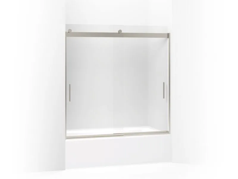 KOHLER K-706001-D3 Levity Sliding bath door, 59-3/4" H x 54 - 57" W, with 1/4" thick Frosted glass