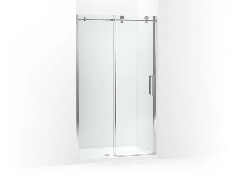 KOHLER K-706080-L Composed Sliding shower door, 78" H x 44-5/8 - 47-7/8" W, with 3/8" thick Crystal Clear glass