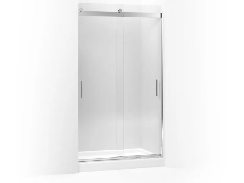KOHLER K-706375-L Levity Sliding shower door, 78" H x 44-5/8 - 47-5/8" W, with 5/16" thick Crystal Clear glass