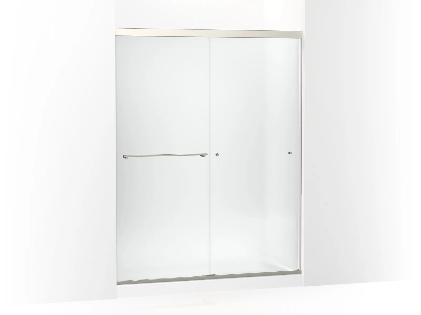 KOHLER K-707206-D3 Revel Sliding shower door, 76" H x 56-5/8 - 59-5/8" W, with 5/16" thick Frosted glass