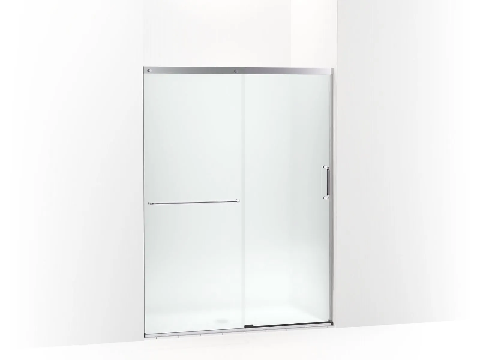 KOHLER K-707607-6D3 Elate Sliding shower door, 70-1/2" H x 50-1/4 - 53-5/8" W, with 1/4" thick Frosted glass