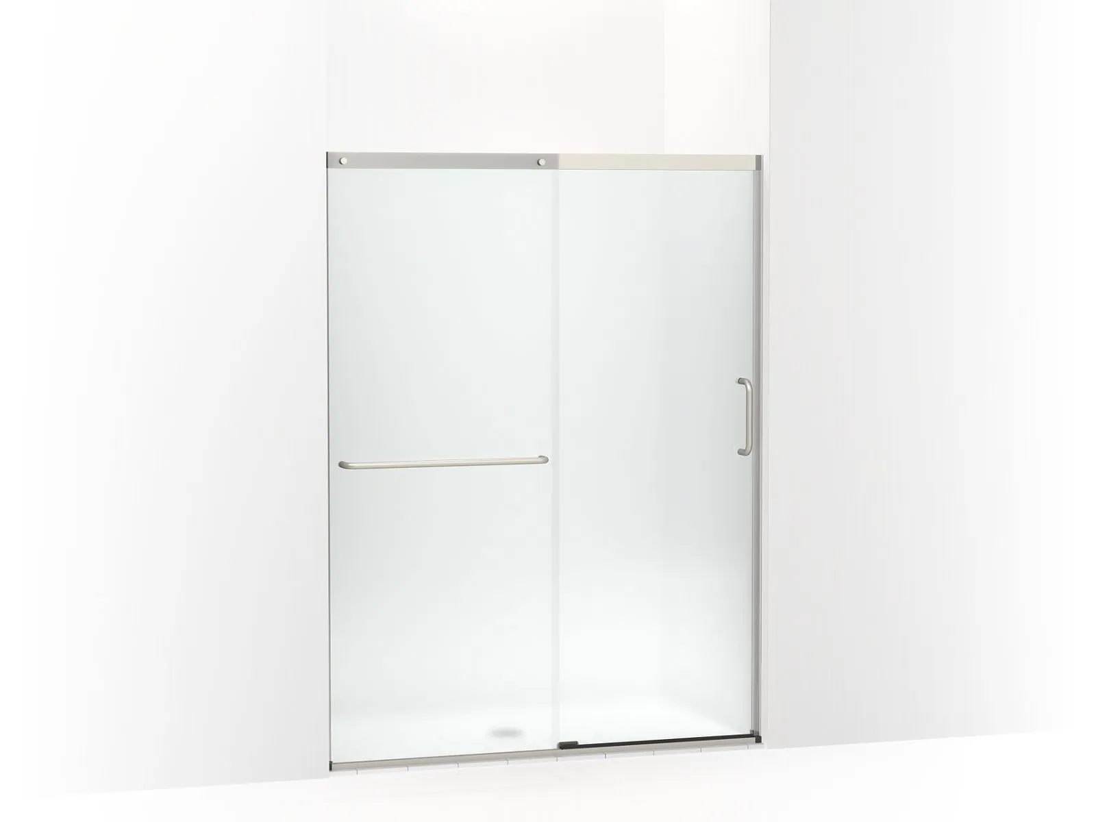 KOHLER K-707607-6D3 Elate Sliding shower door, 70-1/2" H x 50-1/4 - 53-5/8" W, with 1/4" thick Frosted glass