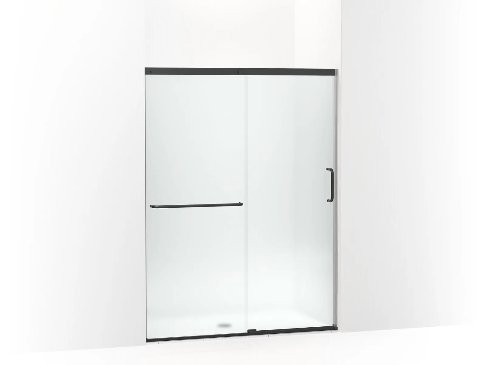 KOHLER K-707607-6D3 Elate Sliding shower door, 70-1/2" H x 50-1/4 - 53-5/8" W, with 1/4" thick Frosted glass