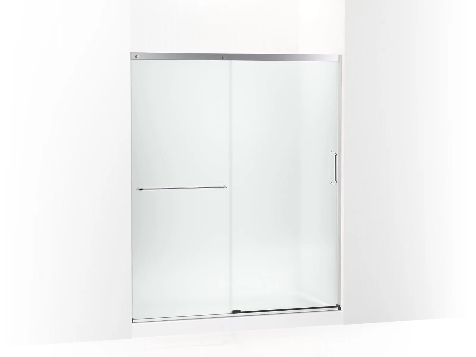KOHLER K-707608-6D3 Elate Sliding shower door, 70-1/2" H x 56-1/4 - 59-5/8" W, with 1/4" thick Frosted glass