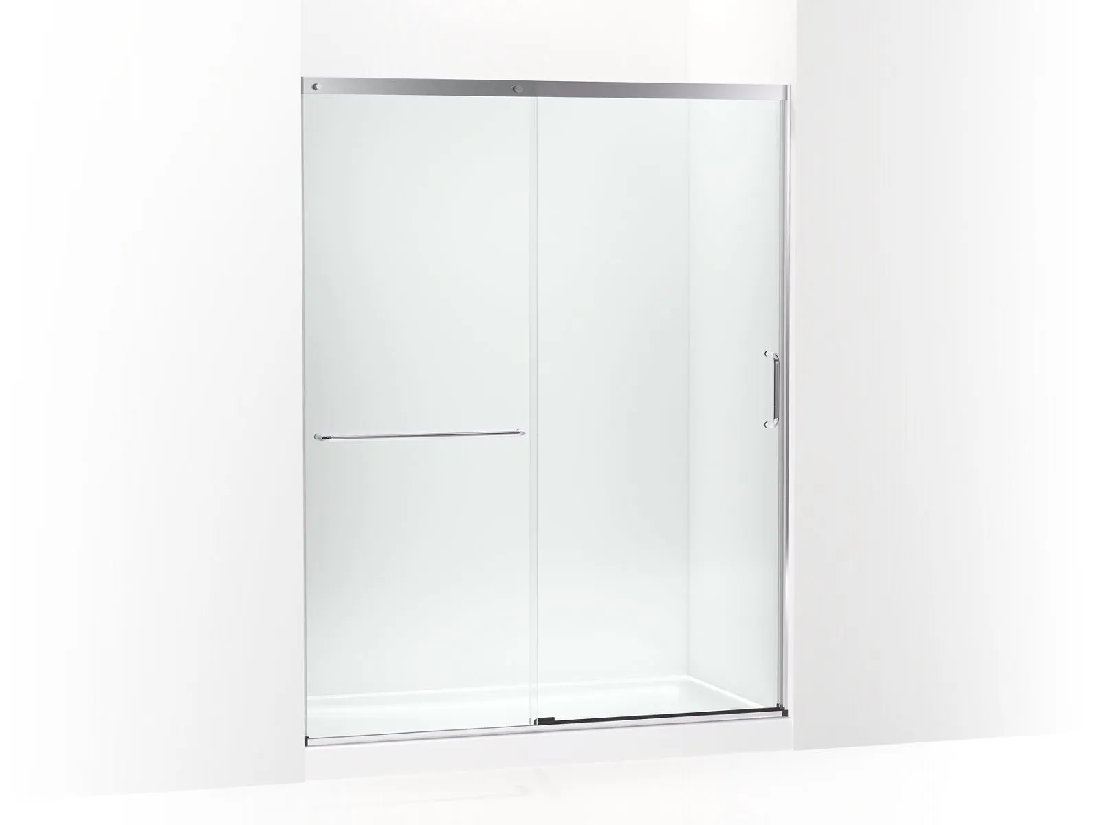 KOHLER K-707615-8L Elate Tall 75-1/2" H sliding shower door with 5/16"-thick glass