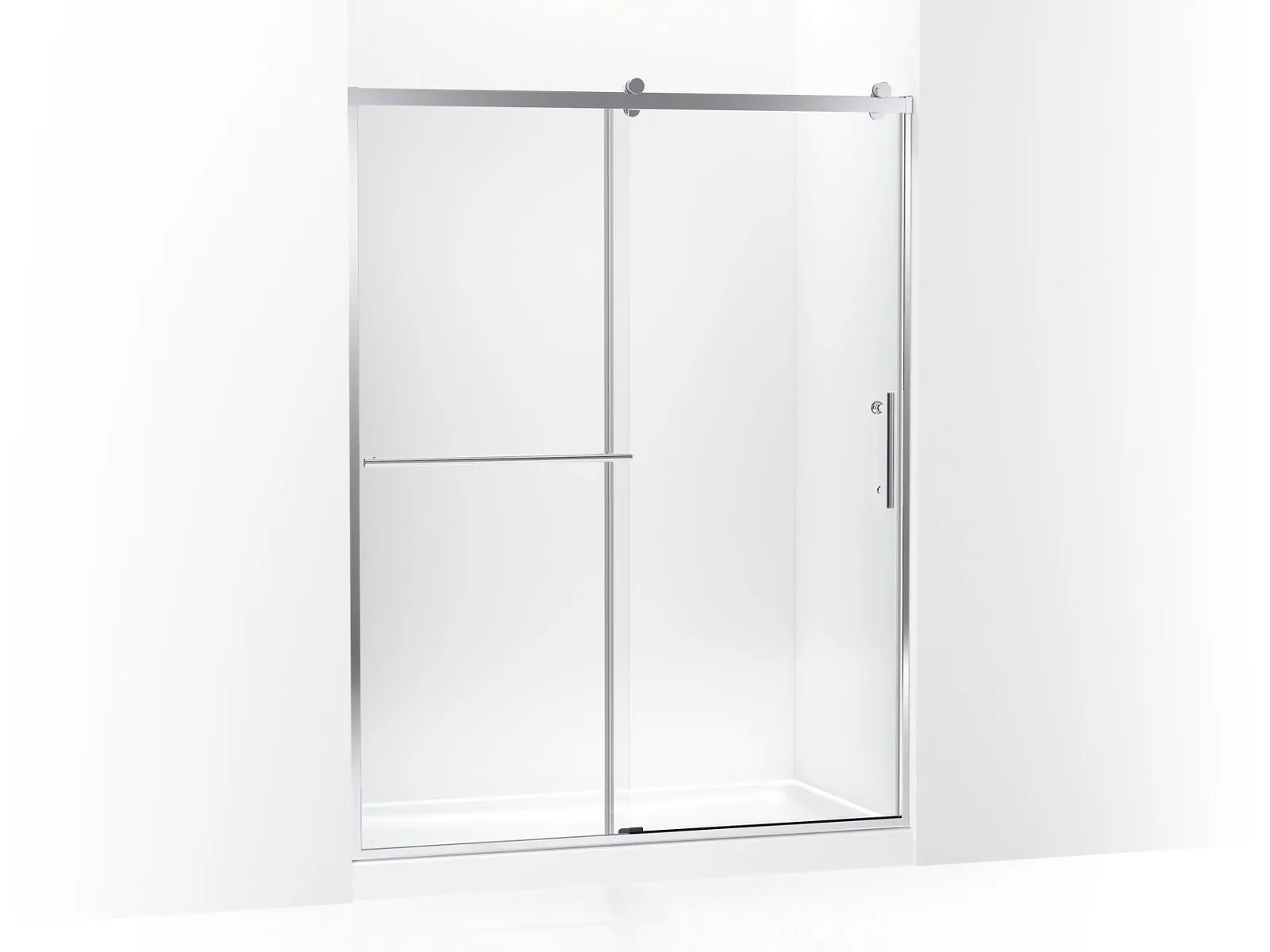 KOHLER K-709081-10L Rely 77" H sliding shower door with 3/8"-thick glass
