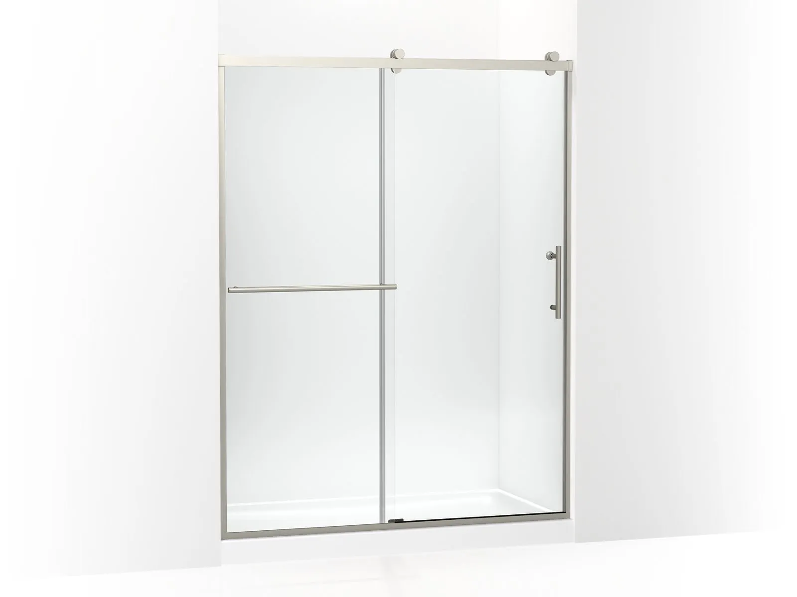 KOHLER K-709081-10L Rely 77" H sliding shower door with 3/8"-thick glass