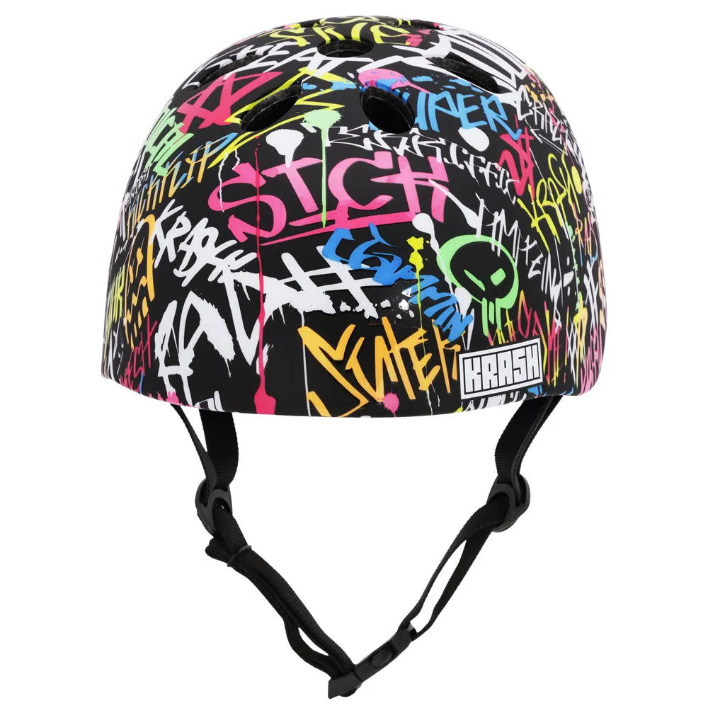 Krash Street Writer - Youth Helmet - Neon