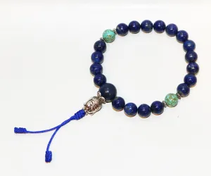 LAPIS STONE WRIST MALA
