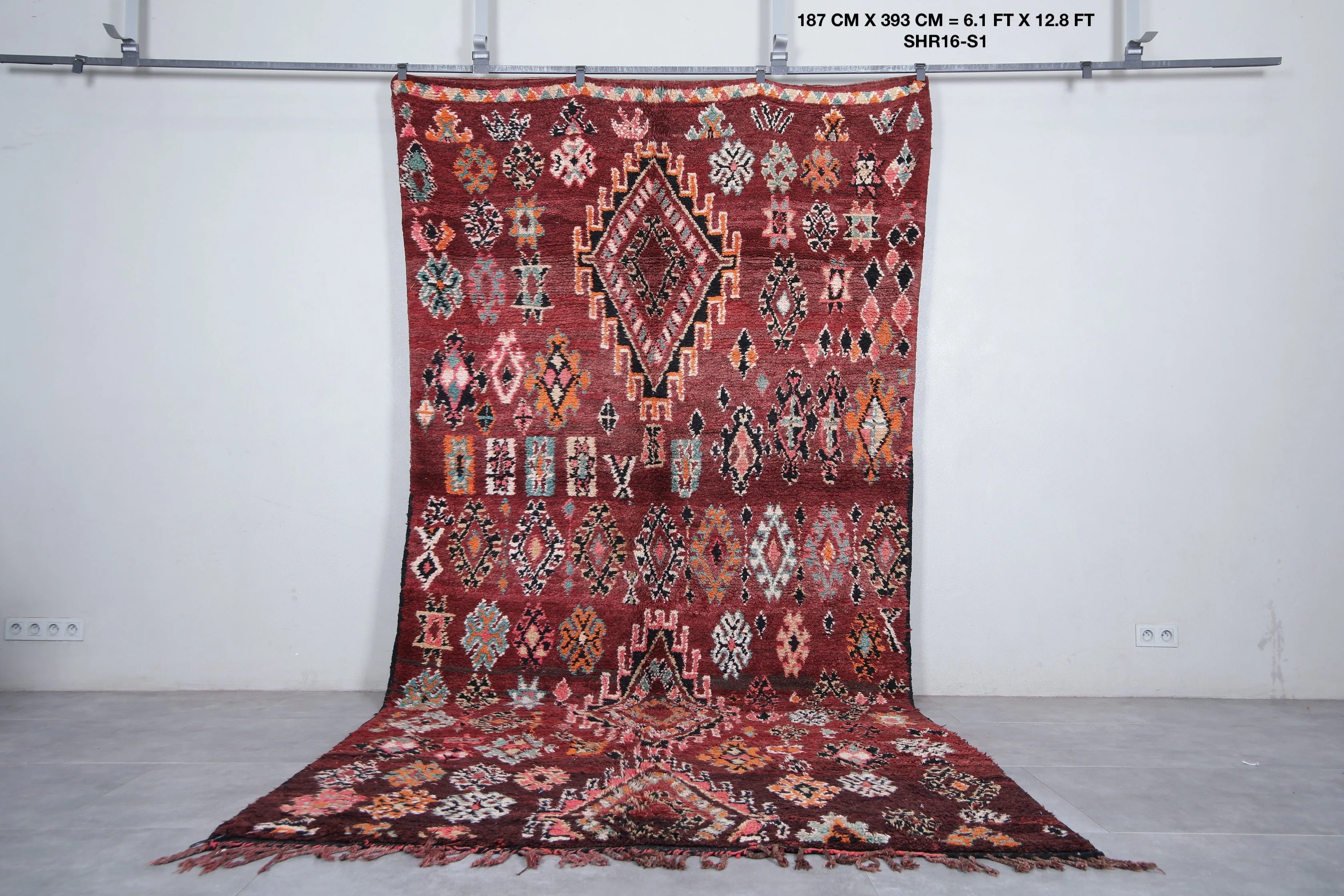 Large Boujaad Moroccan Rug - Artistic 6.1 x 12.8 Feet