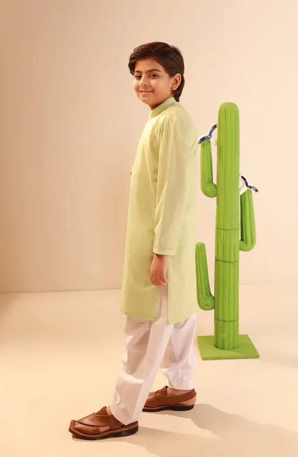 Light Green Digital kurta