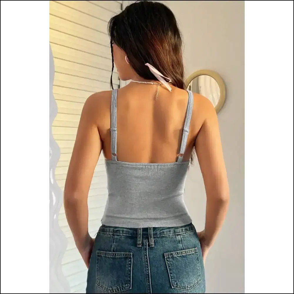 Light Grey Twist Cami: Grey Twist , Slay, Repeat! 😜 Needful Things