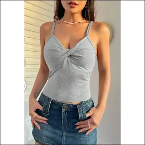Light Grey Twist Cami: Grey Twist , Slay, Repeat! 😜 Needful Things