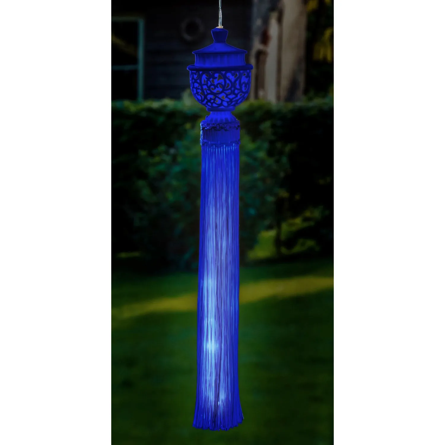 Lighted Tassel, Blue,45t358bl