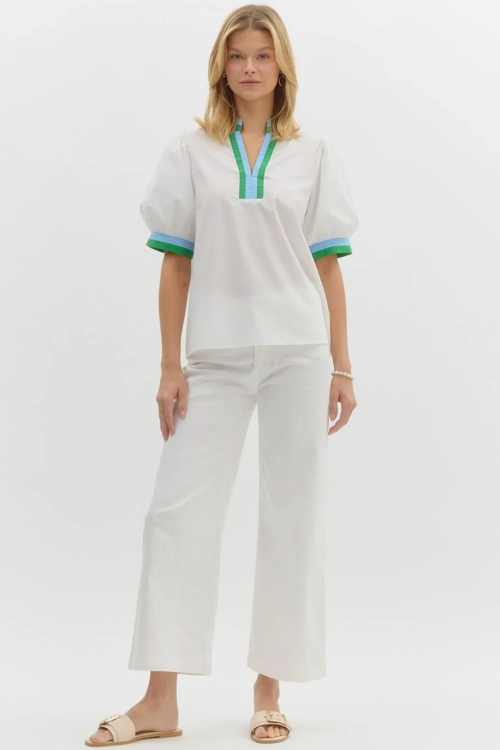 Lilly Bubble Sleeve Blouse