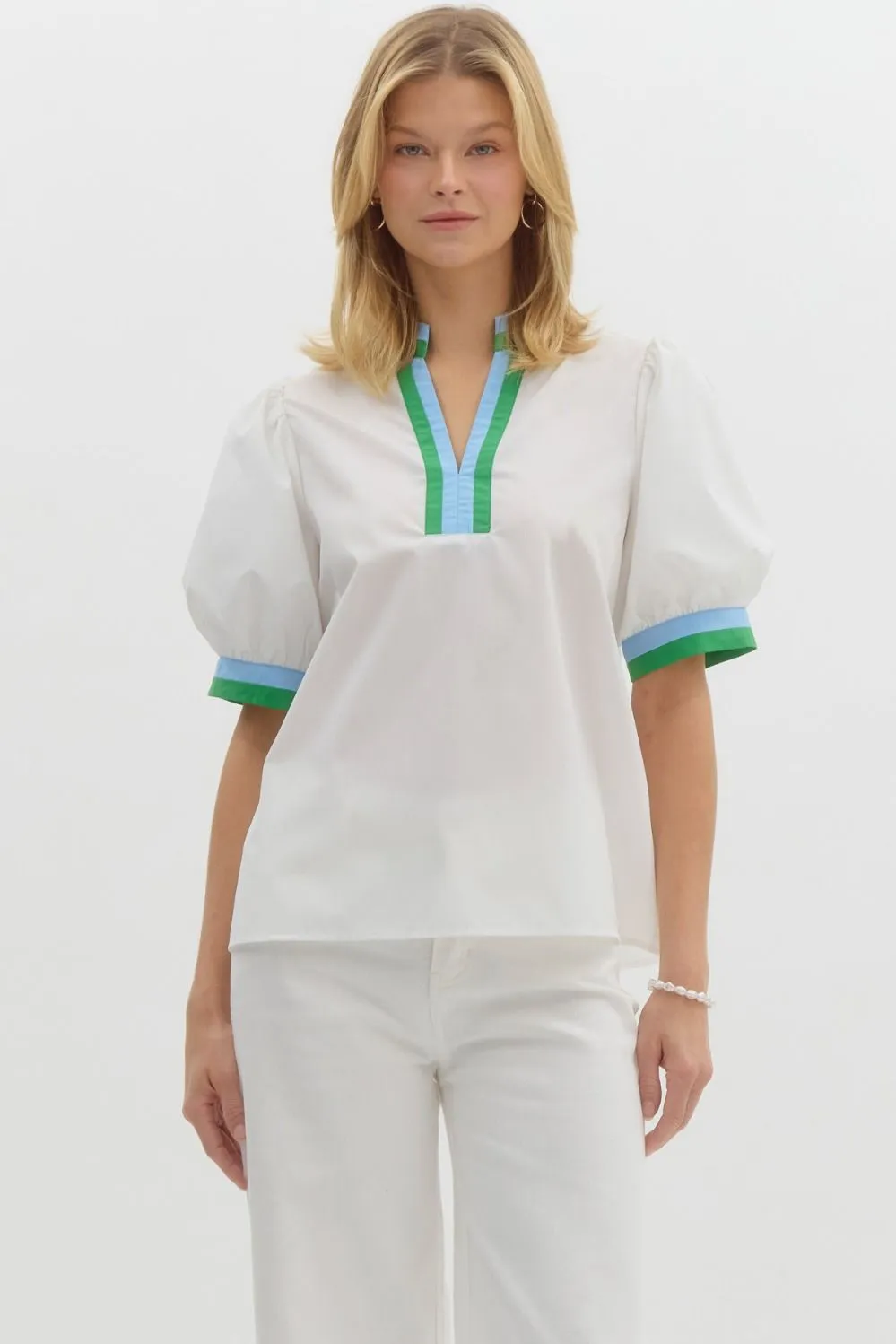 Lilly Bubble Sleeve Blouse