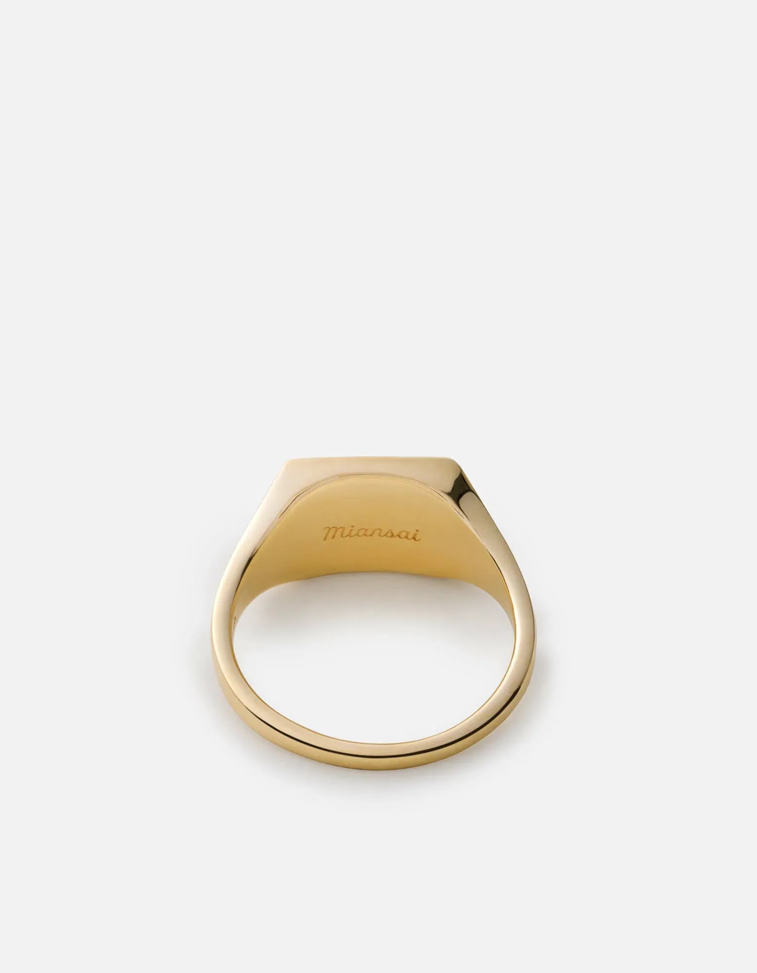 Lineage Ring w/Enamel, Gold Vermeil