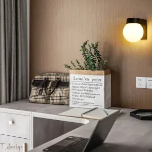 Loft Led Outdoor Globe Wall Light