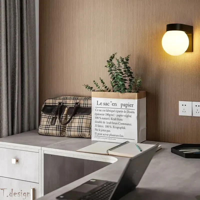 Loft Led Outdoor Globe Wall Light
