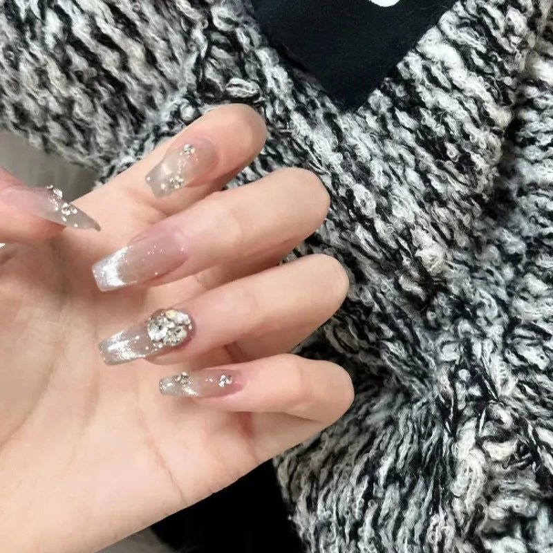 Long Clear Silver Design – Sleek, Modern, and Radiant