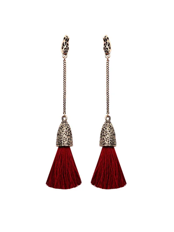 Long Tassel Bohemian Earrings