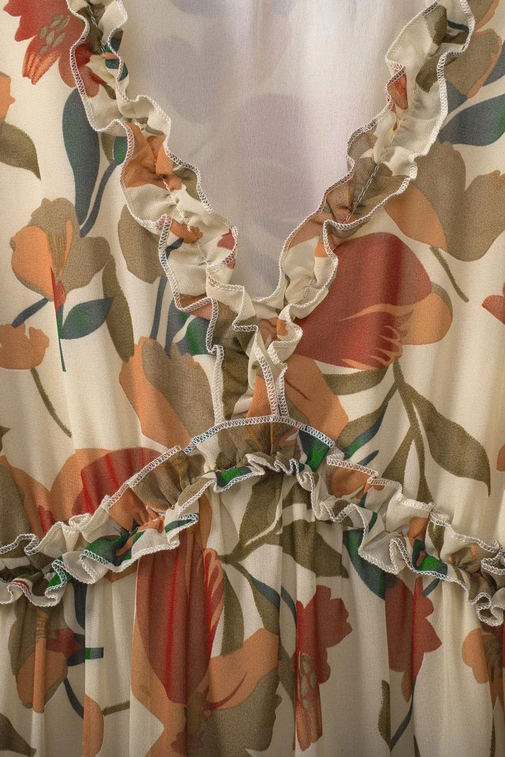 Lotus Ruffle Tiered Maxi Gown