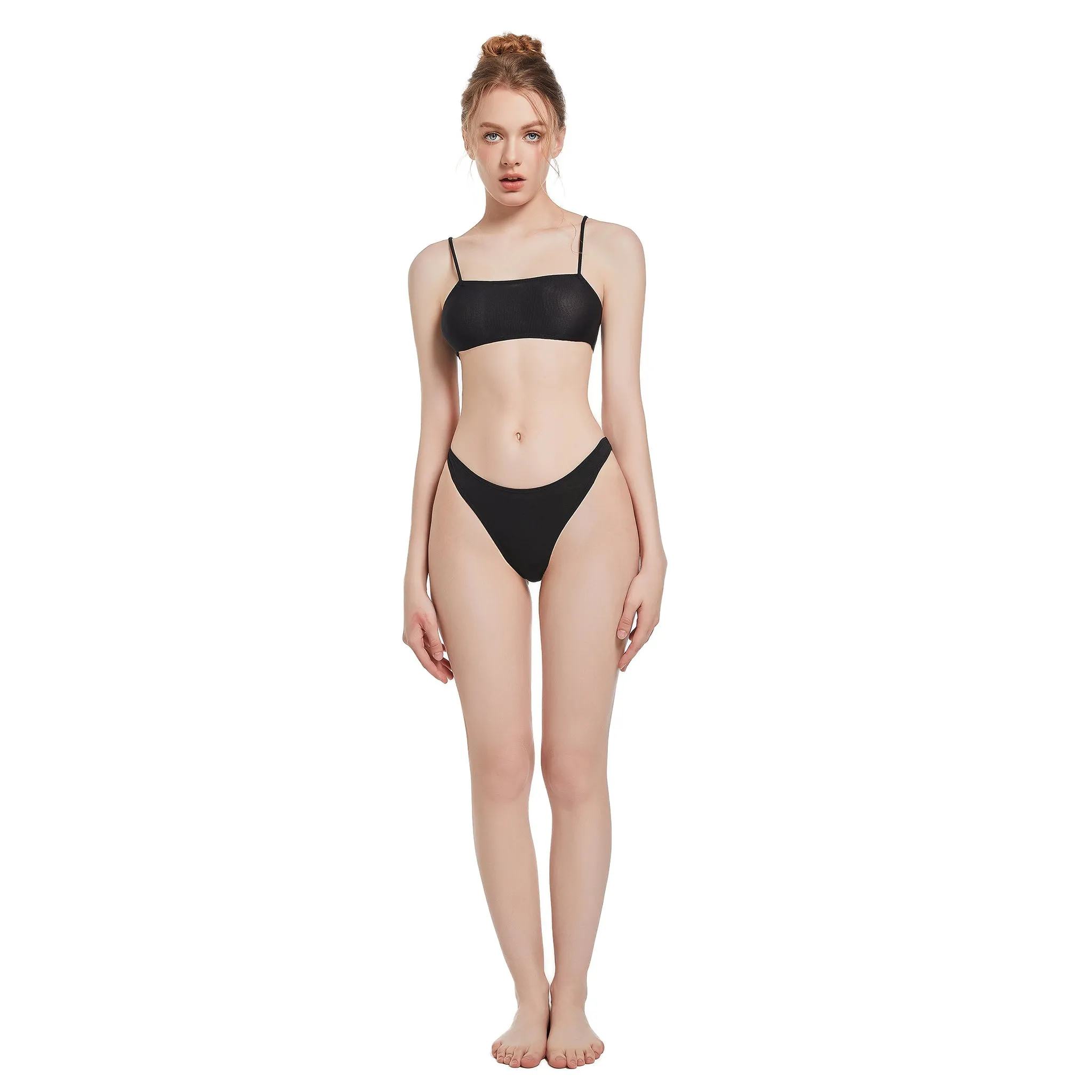 LUNA TAN-THROUGH BIKINI SET
