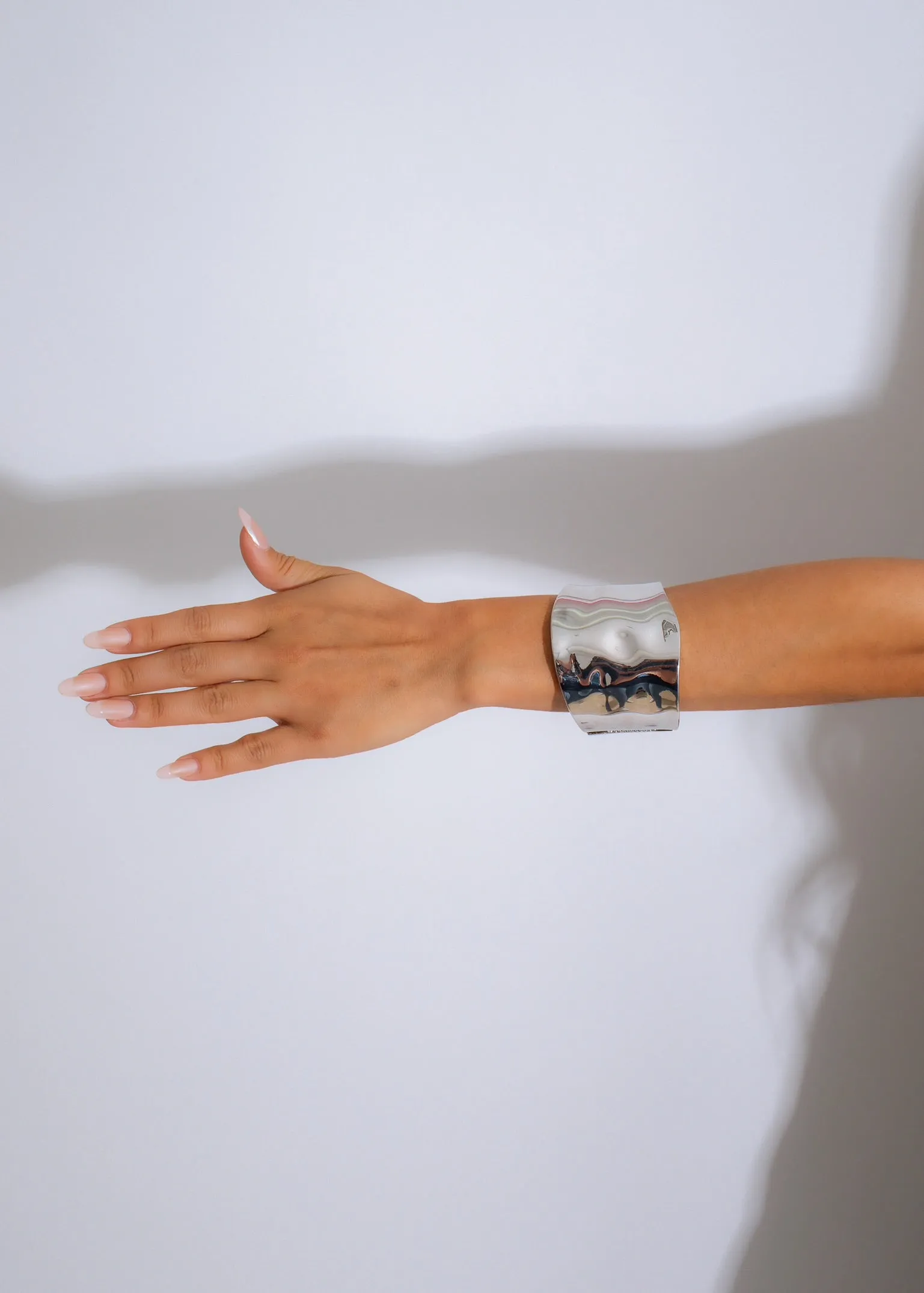 Luxe Cuff Bracelet Silver