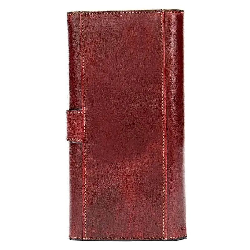 Luxury Designer Leather Notecase Clutch for Evening Party
