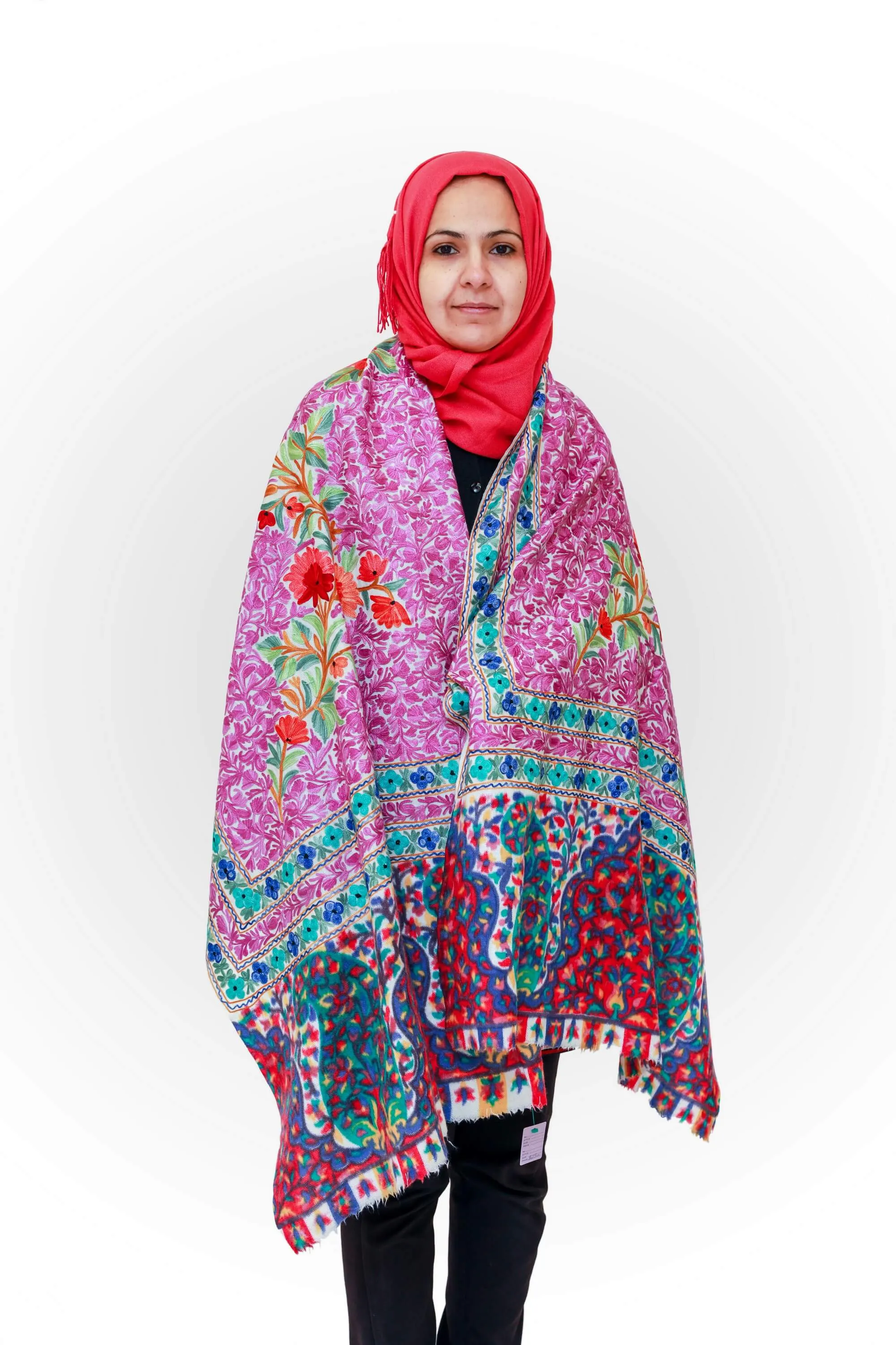 Machine Embroidery Shawl