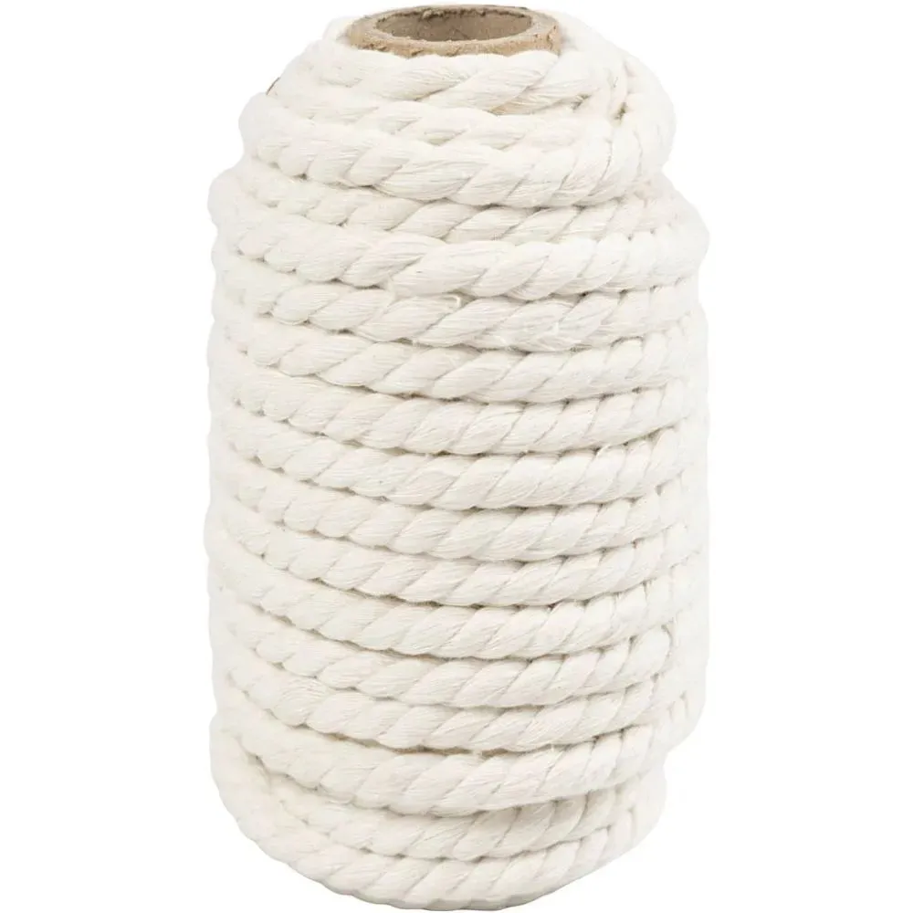 Macramé Rope 300 g 12m 8.5mm Colour off-white