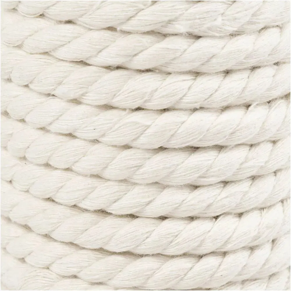 Macramé Rope 300 g 12m 8.5mm Colour off-white