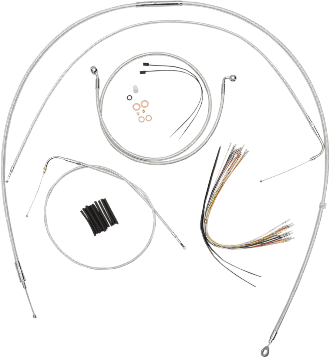 Magnum 387282 Sterling Chromite II Handlebar Installation Kit for 15-17in. Ape