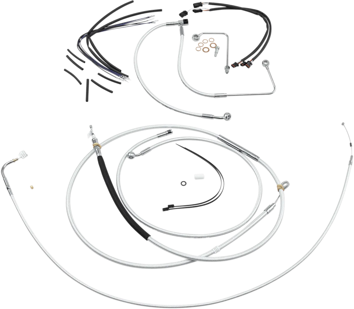 Magnum 387832 Sterling Chromite II Handlebar Installation Kit for 15-17in. Ape