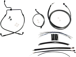 Magnum 487331 Black Pearl Handlebar Installation Kit for 12-14in. Ape