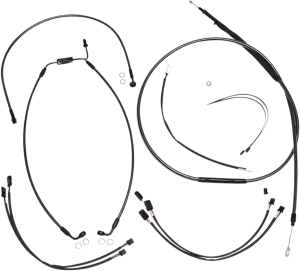 Magnum 487901 Black Pearl Handlebar Installation Kit for 12-14in. Ape
