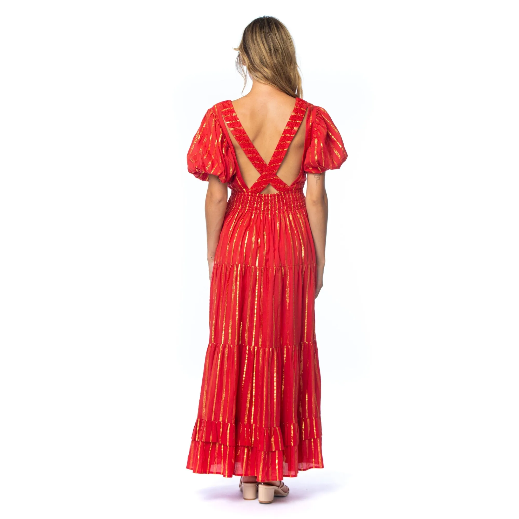Mahila x Tolani: Beckie Scarlet Dress