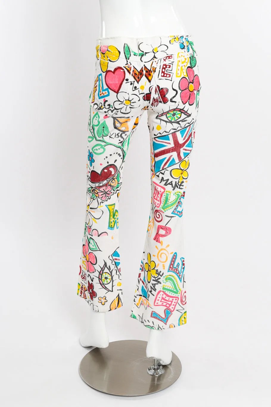 Make Love Painted Jeans