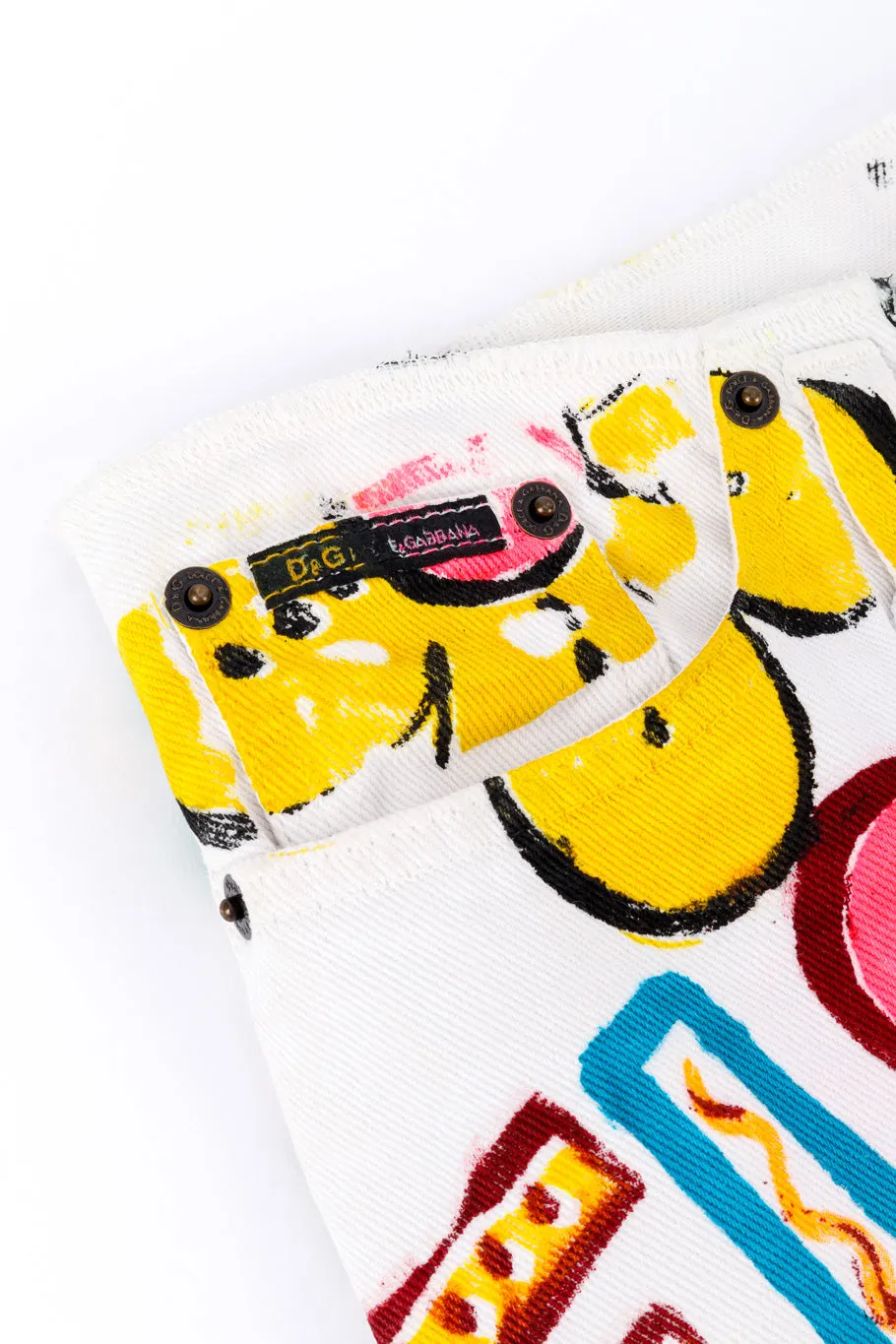 Make Love Painted Jeans