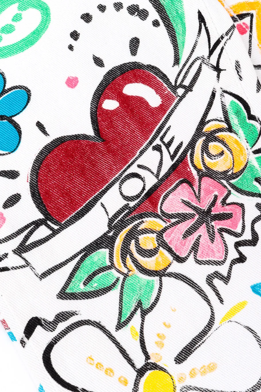 Make Love Painted Jeans