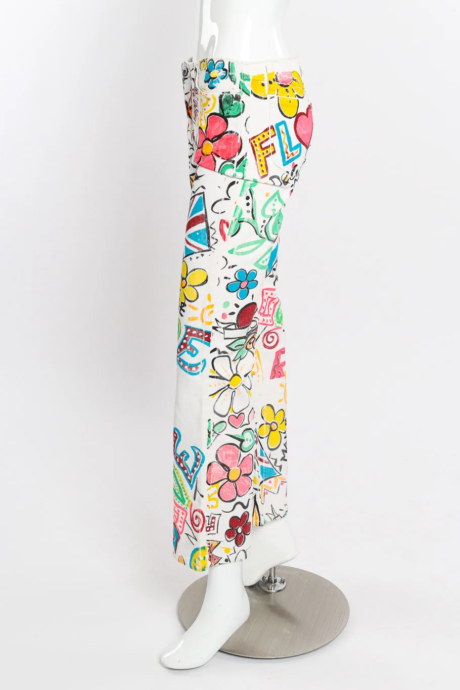 Make Love Painted Jeans